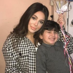 H&M oversized Houndstooth “Shacket”